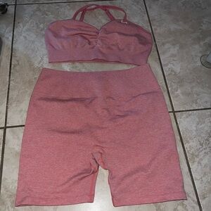 TLF coral workout set